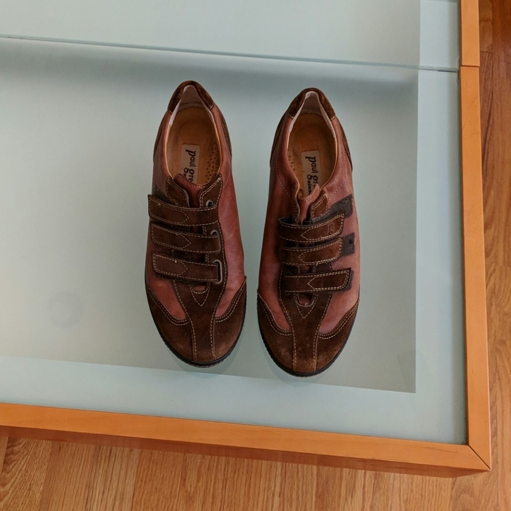 Paull Green leather and suede shoes